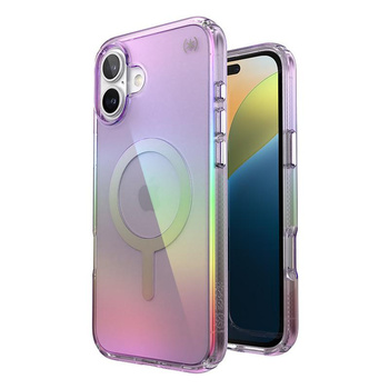 Speck Presidio2 Lux MagSafe - iPhone 16 Plus Case (Amazing Purple / Clear)