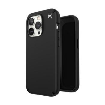 Speck Presidio2 Pro - Tasche für iPhone 14 Pro mit MICROBAN-Beschichtung (Black / Black / White)