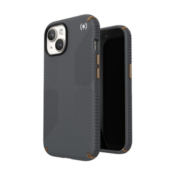 Speck Presidio2 Grip - pouzdro pro iPhone 16e / iPhone 15 / iPhone 14 / iPhone 13 (Charcoal Grey / Cool Bronze / White)
