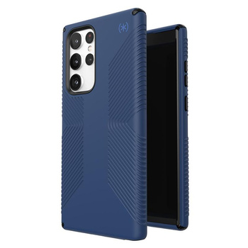 Speck Presidio2 Grip - Etui Samsung Galaxy S22 Ultra z powłoką MICROBAN (Coastal Blue/Storm blue)