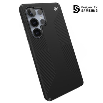 Speck Presidio2 Grip Magnet - Samsung Galaxy S25 Ultra MagSafe tok (fekete/lemezszürke/fehér)