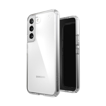 Speck Presidio Perfect-Clear - Etui Samsung Galaxy S22 z powłoką MICROBAN (Clear/Clear)