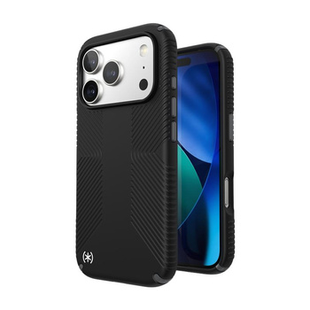 Speck Presidio2 Grip MagSafe - iPhone 17 Pro Case (Black / Slate Grey / White)