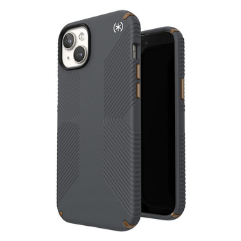 Speck Presidio2 Grip Magsafe - iPhone 15 Plus / iPhone 14 Plus Case (Charcoal Grey / Cool Bronze / White)