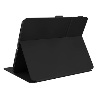 Speck Balance Folio - iPad Pro 12.9" (2022-2018) Hülle mit MICROBAN-Beschichtung mit Magnet und Standfuß (Schwarz)