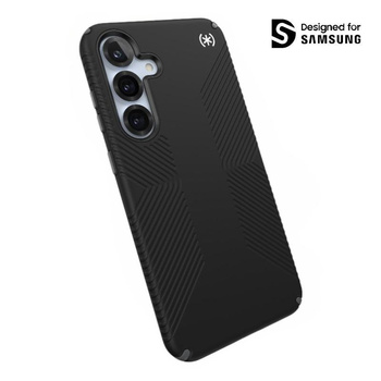 Speck Presidio2 Grip - Tasche Samsung Galaxy S25+ / 24+ (Schwarz/Schiefergrau/Weiß)